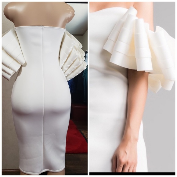 white scuba Dress 🚨 this its ready sold !!! - Picture 2 of 3